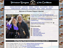 Tablet Screenshot of privateerdragons.com